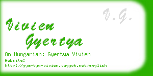 vivien gyertya business card